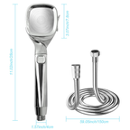 Chrome Shower heads with built-in Shower filter for cleaner water, high-pressure spray and easy wall mounting Qatar