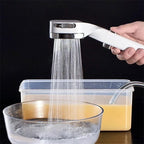 4 Modes High Pressure Shower Head, Water Saving Adjustable Shower with Filtering