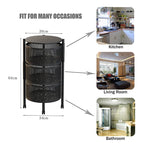 4 Tier Kitchen Storage Rotatable Rack fit for many occasions