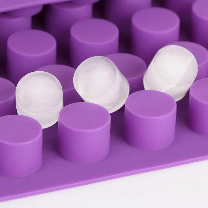 Mini Round Cheese Cake Moulds with 88 cavities Baking Silicone Mould for Candy Ice Mould 