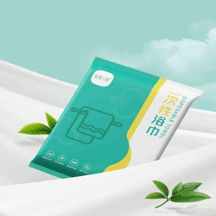 5 Pcs Disposable Bath Towels - Extra Large Thick, Individually Wrapped Portable Soft Towels 