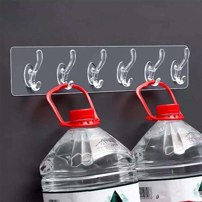 Adhesive Stronger Plastic Wall Hangers Hooks For Hanging Robe, bottles