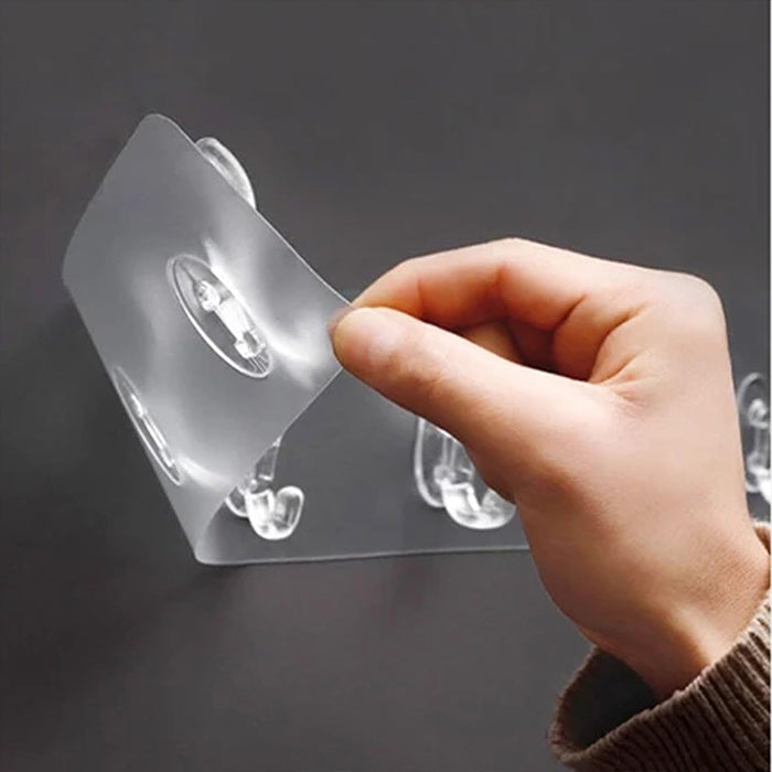 Adhesive Stronger Plastic Wall Hangers Hooks For Hanging Robe sticks strongly