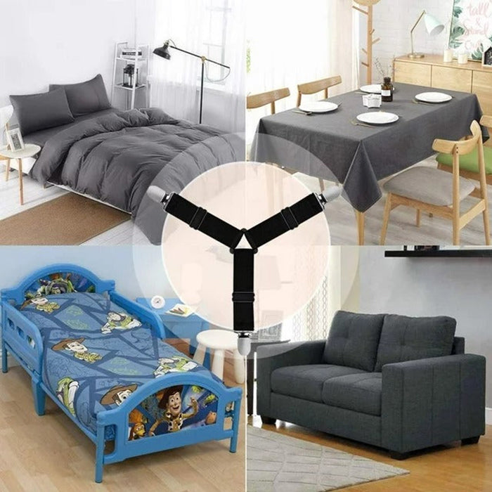 Adjustable Bed Sheet Holder Straps Home Souq