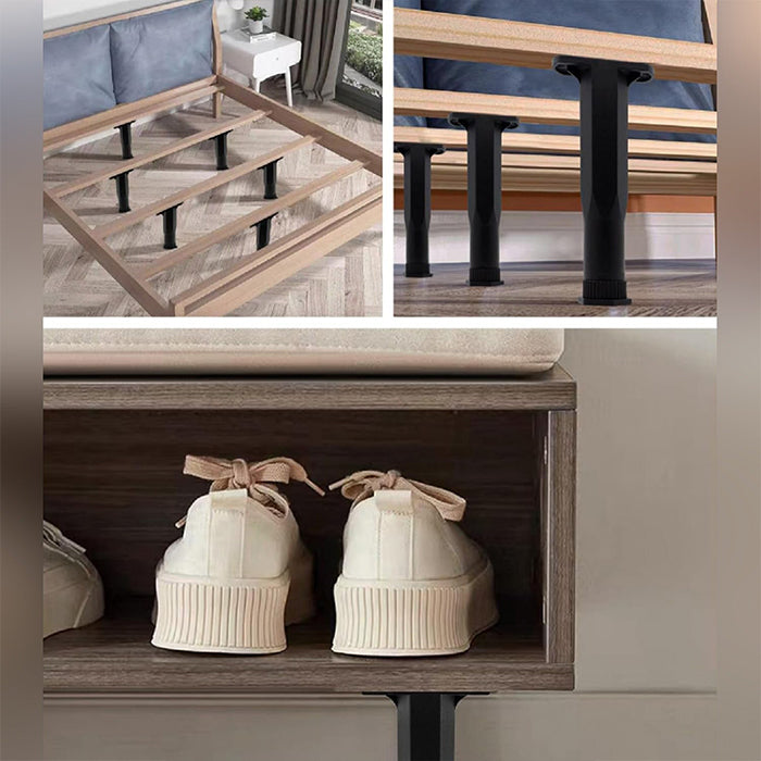 Adjustable Furniture Support Legs Retractable Heavy Duty Bed Center Frame no shaking