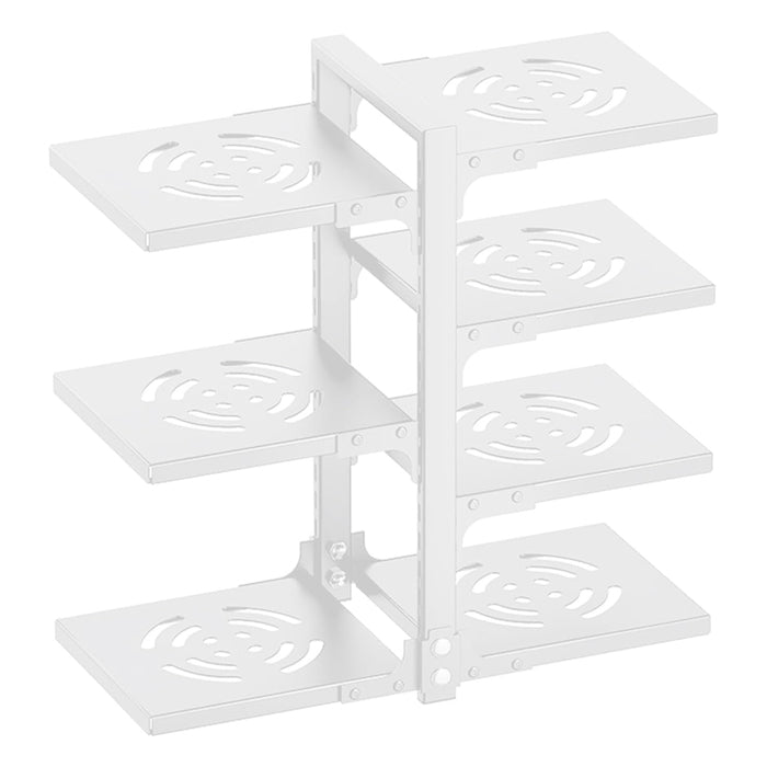 Adjustable Pot Organizer Rack for Under Cabinet, Heavy Duty Storage Holder  Easy to Clean