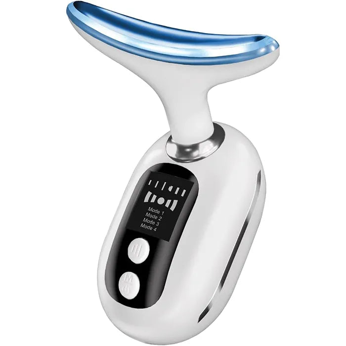 porodo face massager device with blue light therapy mode for skincare routine Homesouq Qatar