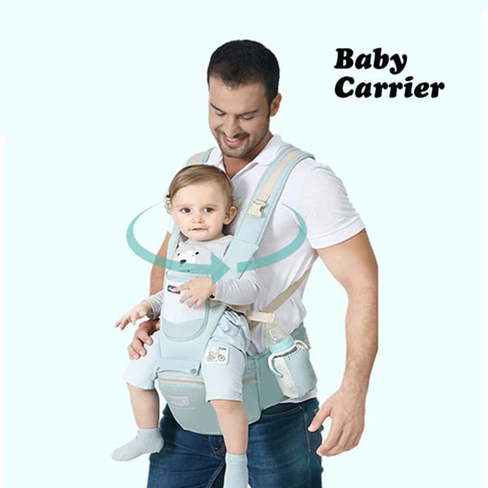 All-Position Baby Carrier - Hip Seat Infant Toddler Backpack with Kangaroo Wrap Sling baby carrier