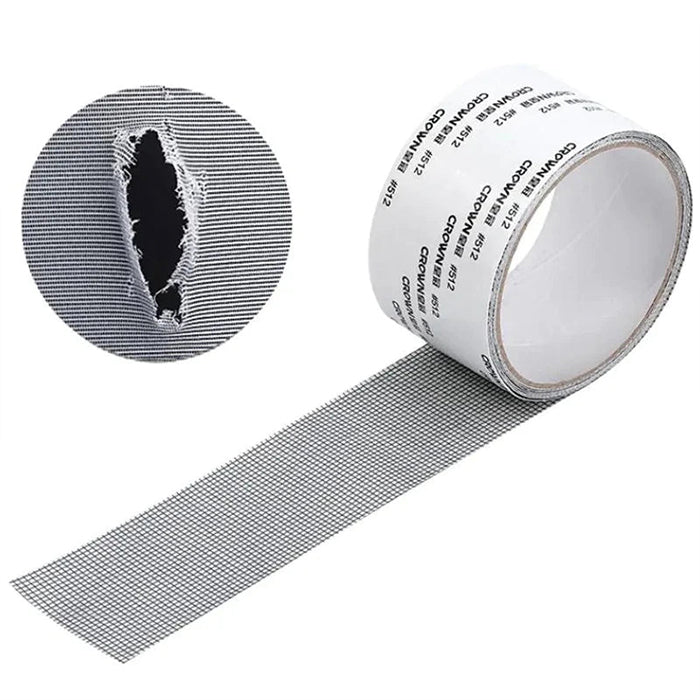 Self-adhesive Net Door Fix Patch Anti-Insect Holes Mesh Repair Tape strong quality