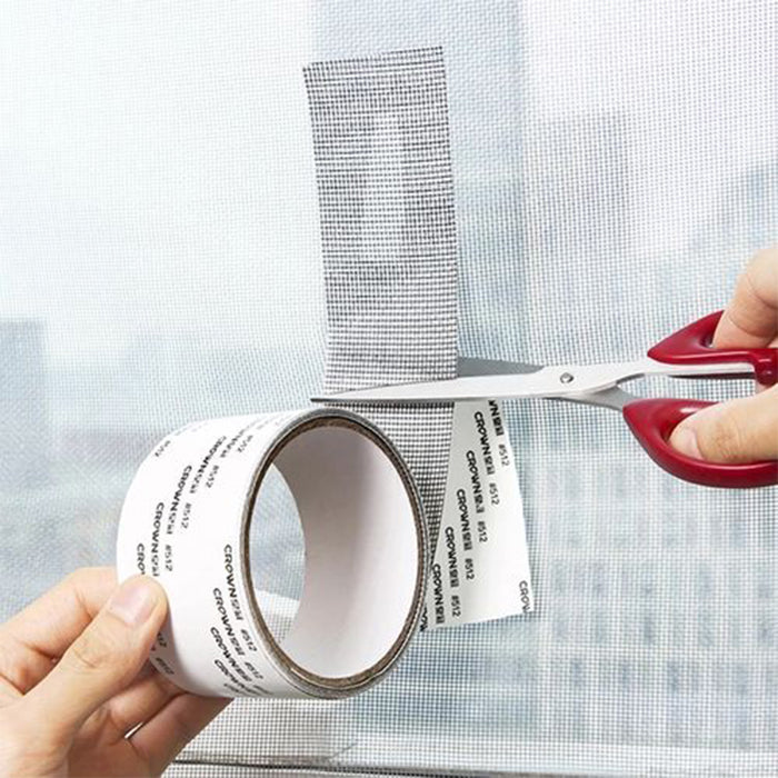 Self-adhesive Net Door Fix Patch Anti-Insect Holes Mesh Repair Tape easy to paste