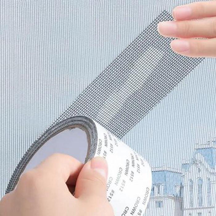 Self-adhesive Net Door Fix Patch Anti-Insect Holes Mesh Repair Tape