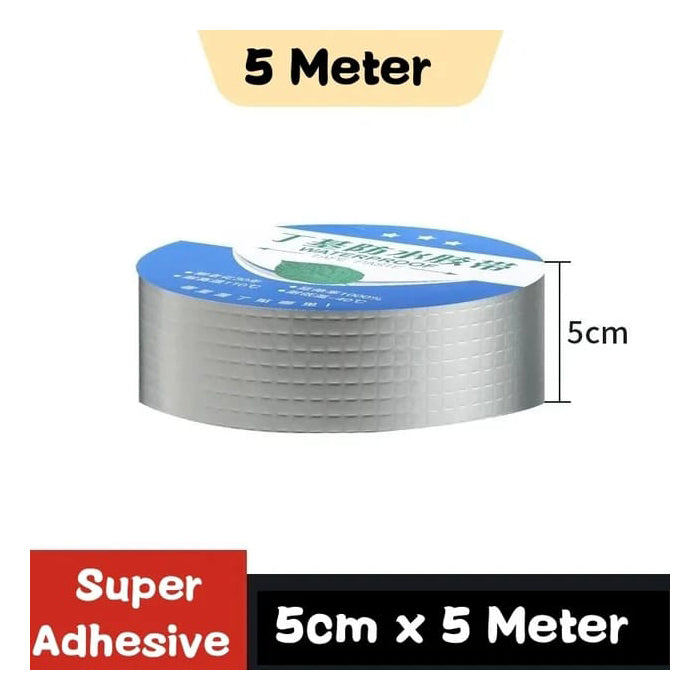 Anti-Leakage Butyl Adhesive, Multi-use Aluminium Foil Waterproof Tape small5 meter