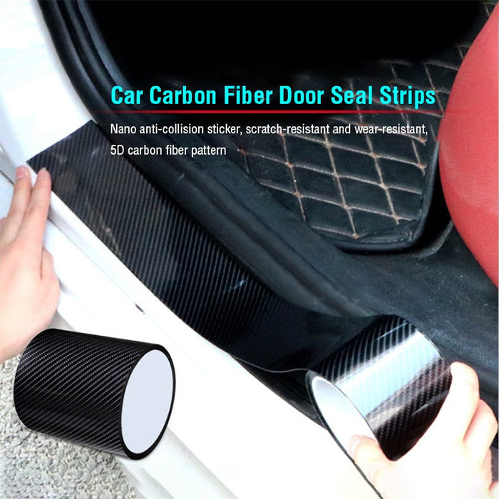 Anti Scratch 5D Fiber Carbon Sticker Tape for Vehicles Homesouq Home Souq