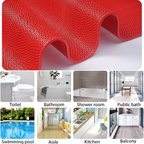 Anti-Skid Rubber Mat - Indoor Outdoor Carpet Rug for Safety, Comfort, and Slip-Resistance in Showers Easy to Clean and Maintain