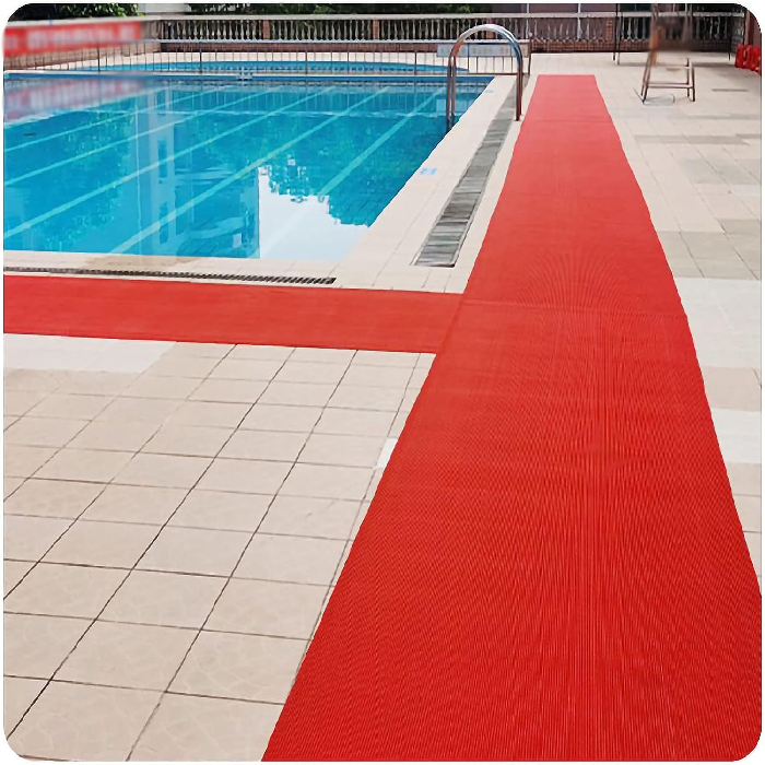 Anti-Skid Rubber Mat - Indoor Outdoor Carpet Rug for Safety, Comfort, and Slip-Resistance in Showers Perfect for swimming pool