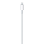 Apple charging cable connected to iPhone for fast power delivery and data sync Qatar
