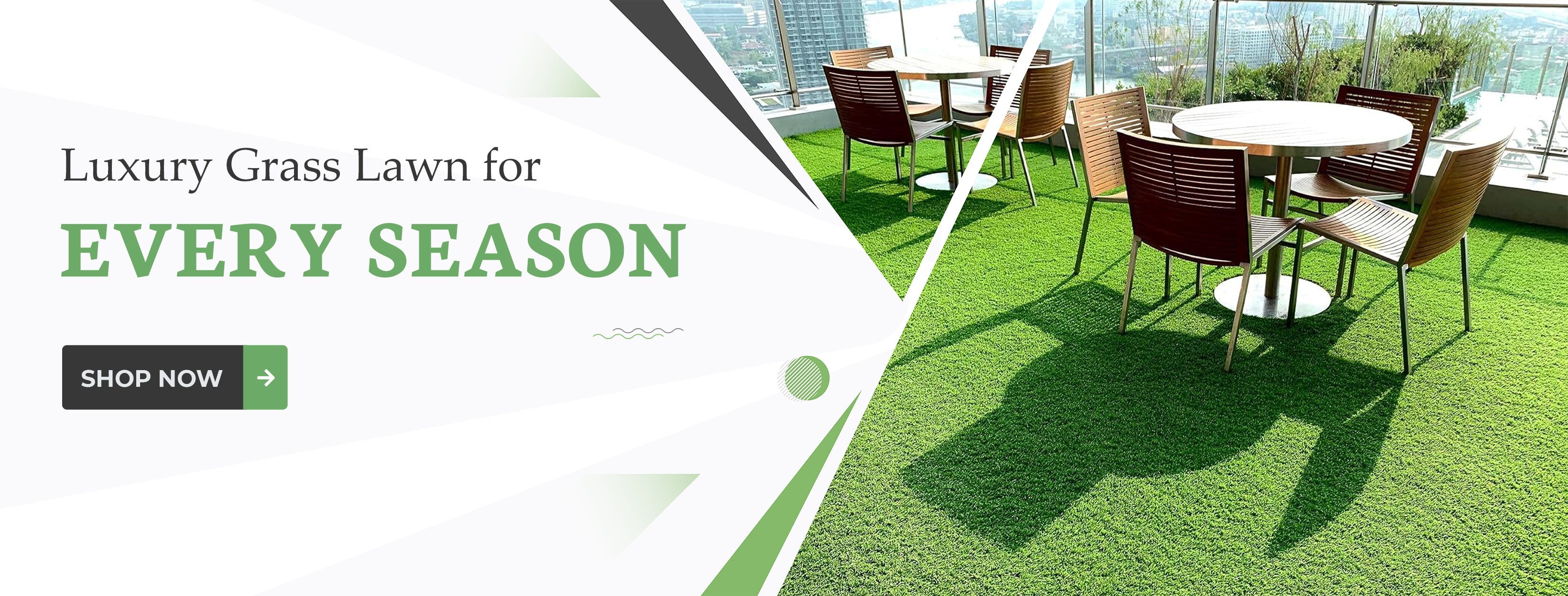 Artificial Synthetic Grass Lawn Rug Carpet - Indoor & Outdoor
