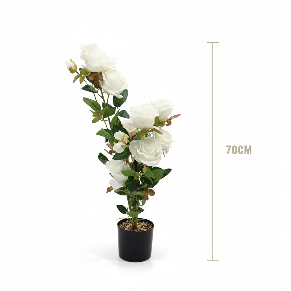 Artificial flowers in pot designed for elegant flowers pots styling – Homesouq Qatar