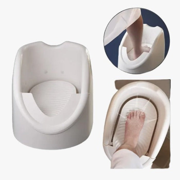 Automatic Wudu Foot Washer - Portable Plastic Foot Wash Basin for Ablution Efficient Cleaning