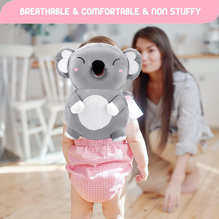 Breathable and comfortable baby head protector pillow with built-in alarm, non-stuffy design