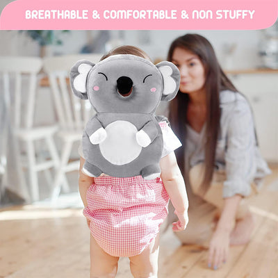 Breathable and comfortable baby head protector pillow with built-in alarm, non-stuffy design