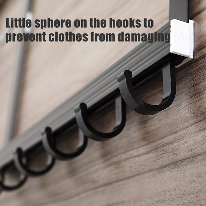 Back Door Hanger with Adjustable Hooks/No Drill reusable