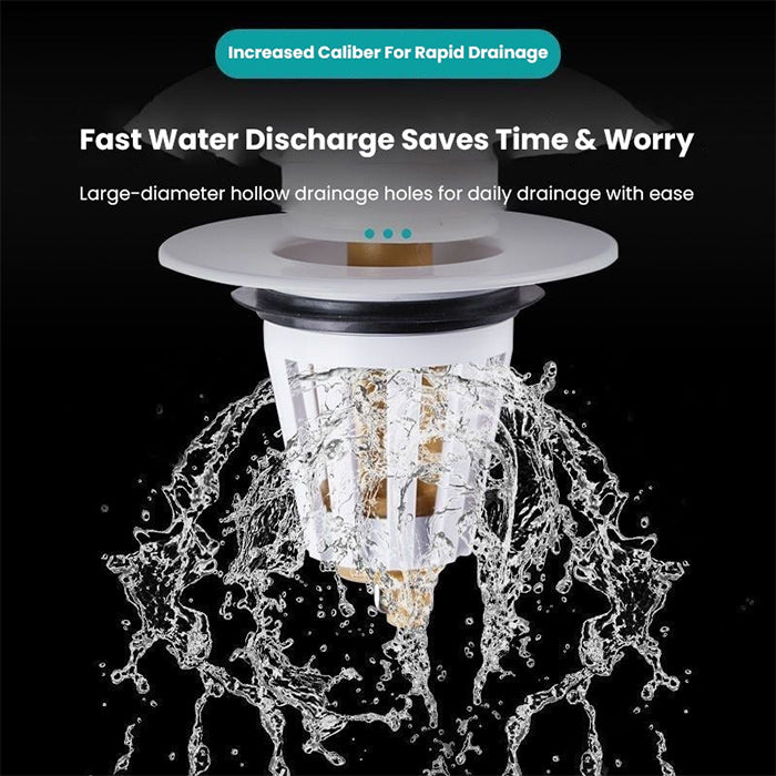 Bathroom Sink Stopper Drain Filter Drainage Ease