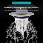 Bathroom Sink Stopper Drain Filter Drainage Ease