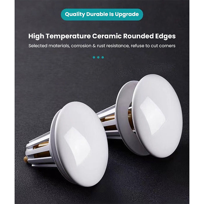 Bathroom Sink Stopper Drain Filter with Hair Catcher rounded edges