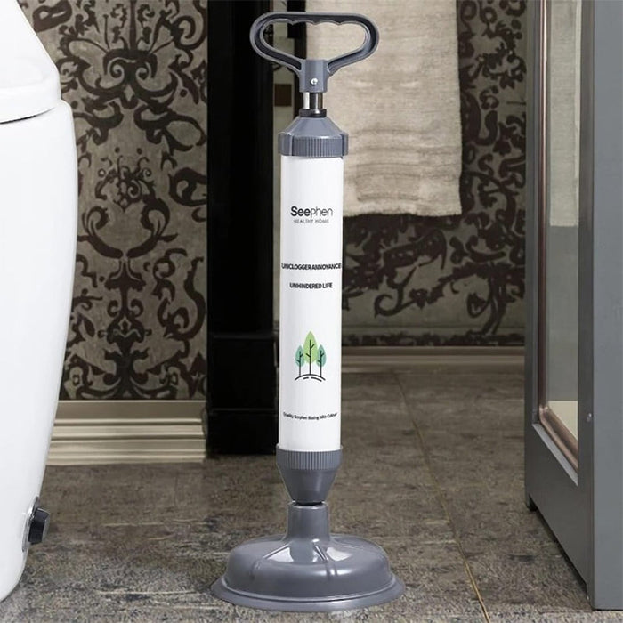 Easy-grip bathroom plunger functioning as a drain plunger unclogger – Homesouq Qatar