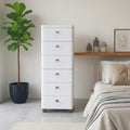 Bedroom Bedside Storage Cabinet Chest Of Drawers, Simple Narrow Drawer Type Storage Stand 6 layer
 durable