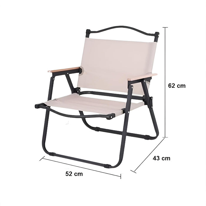 Modern camping chairs with breathable fabric, versatile folding chairs by Homesouq Qatar