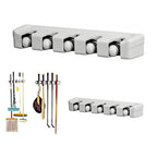 Broom Holder Wall Mounted, mop Holder for Wall, Broom Stick Holder