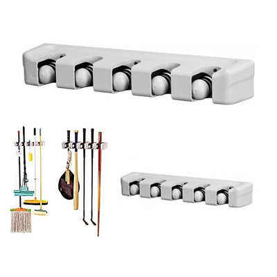 Broom Holder Wall Mounted, mop Holder for Wall, Broom Stick Holder