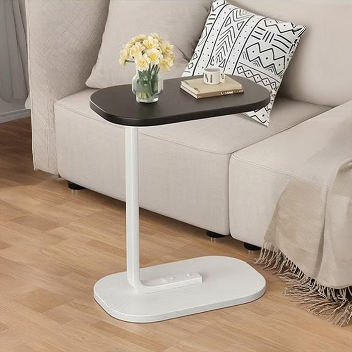 C Shaped Side Table, Modern C Shaped End Table for Small Spaces   Portable and Lightweight