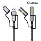 Cable Charging with bright LED light charging cable for fast connection, available at Homesouq Qatar