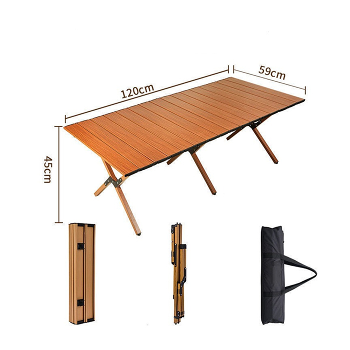 Camping Table with Bag, Lightweight Camp Table That Fold Up Large