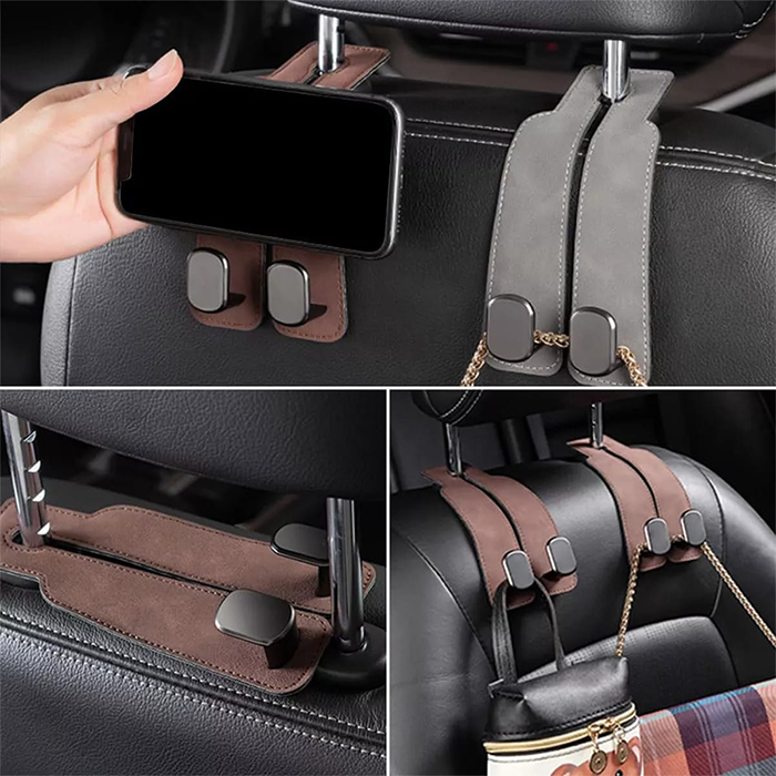 Car Headrest Hanging Hook, Car Seat Organizer, Car Purse Hook, Headrest Hook Phone Holder High quality