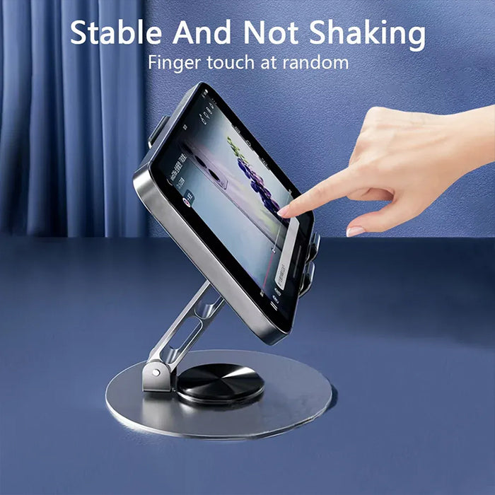 Cell Phone Stand, 360° Adjustable Phone Stand for Desk, Foldable Phone Holder stable