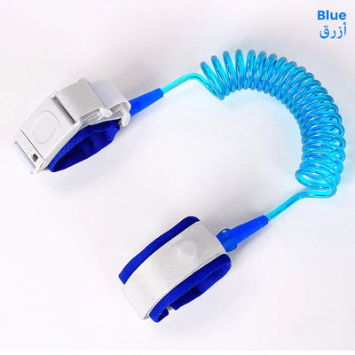 Child Safety Harness Leash - Anti-Lost Wrist Link for Kids, Toddler Walking Leash Strap blue