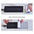 Cleaning mop with bucket, 2 pads, and self-wash squeeze system for efficient home floor cleaning Wide application