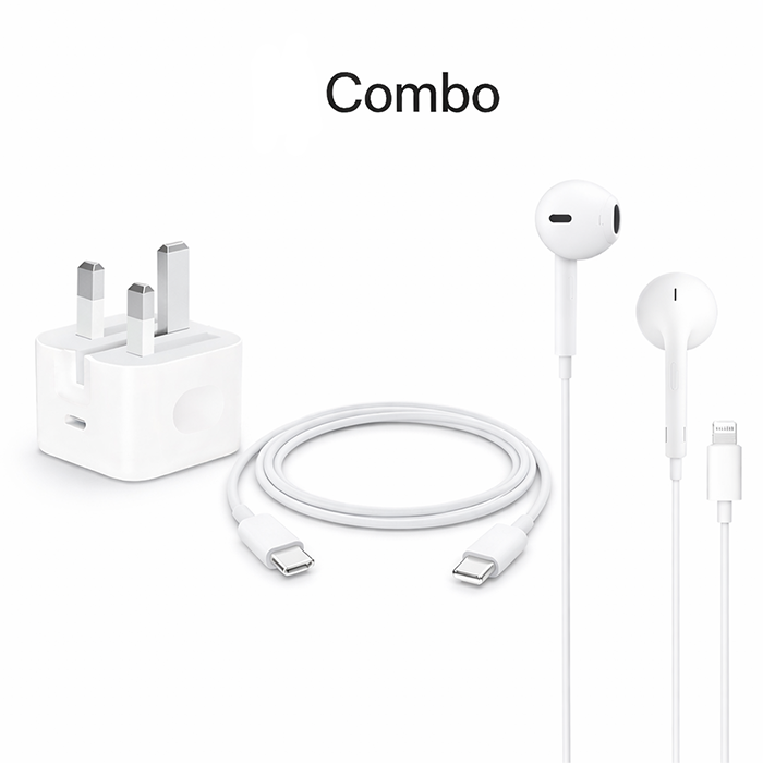 USB-C power adapter port detail showing 20W fast charging capability Qatar