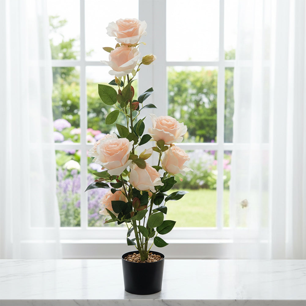 Elegant artificial flowers pot adding lasting beauty to indoor spaces – Homesouq Qatar