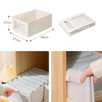 Portable storage organizer wardrobe organizer with easy-access cloth organizer compartments by Homesouq Qatar