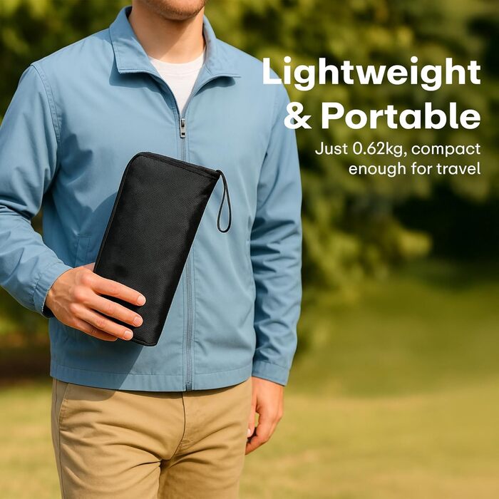 Compact camping stool chair ideal for travel, sturdy and portable for outdoor seating by Homesouq Qatar