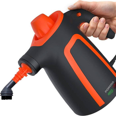 Porodo steam cleaner ergonomic handle and steam trigger close up Qatar