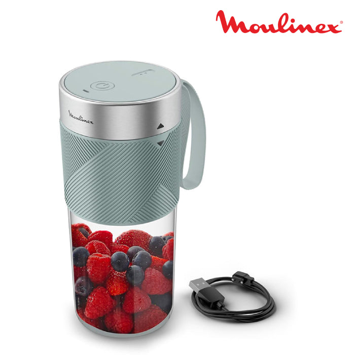 Compact blender with clear jar, efficient portable blender for daily use by Homesouq Qatar
