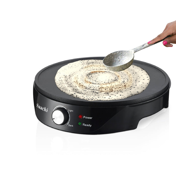 Crepe maker designed for quick pancakes and crepes with even heating surface Homesouq Qatar