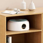 Compact electric cloth dryer placed on shelf for home storage drying Qatar