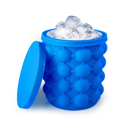 Flexible silicone ice maker ice cube maker ideal for home drinks and storage from Homesouq Qatar